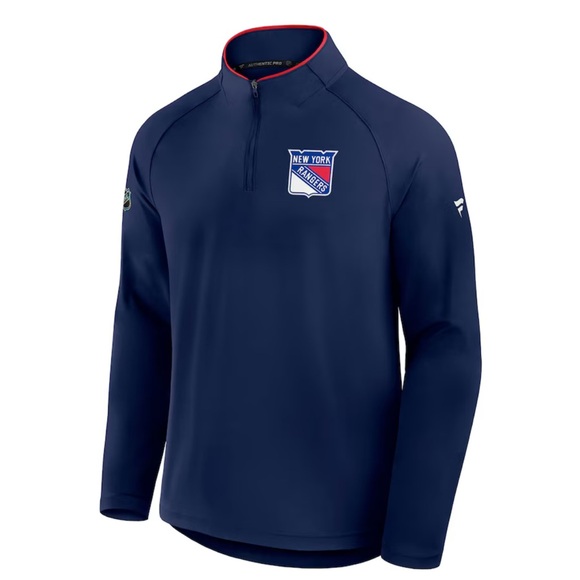 Fanatics Other - New York Rangers Navy Quarter-Zip Pullover Men’s XXL NEW